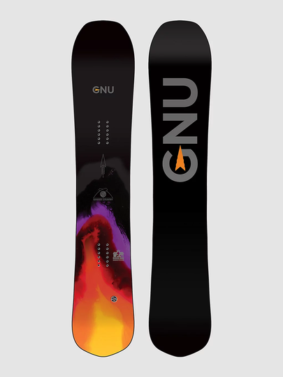 Gnu Banked Country 160W 2023 Snowboard musta