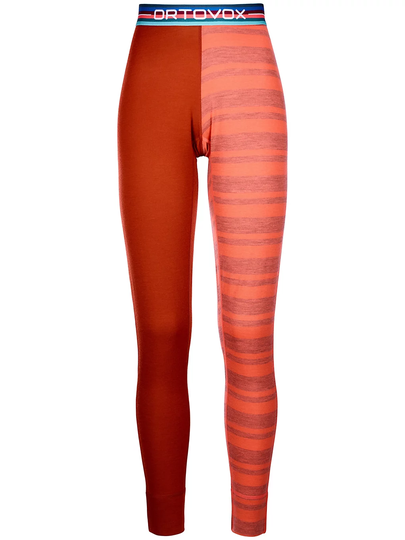 Ortovox 185 Rock 'N' Wool Long Base Layer Bottoms pinkki