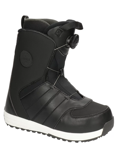 Salomon Launch Boa Jr 2022 Snowboard Boots musta