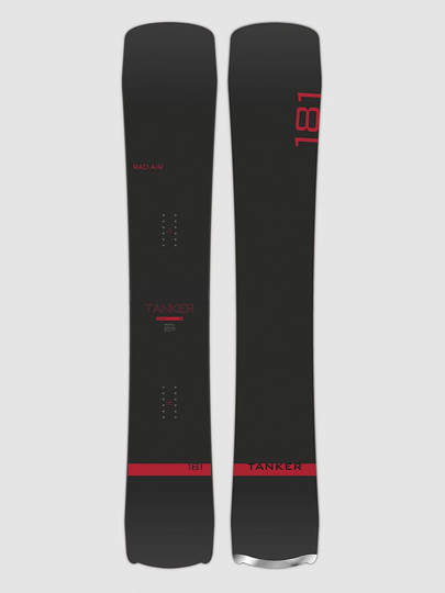 Rad Air Tanker 181 Snowboard musta