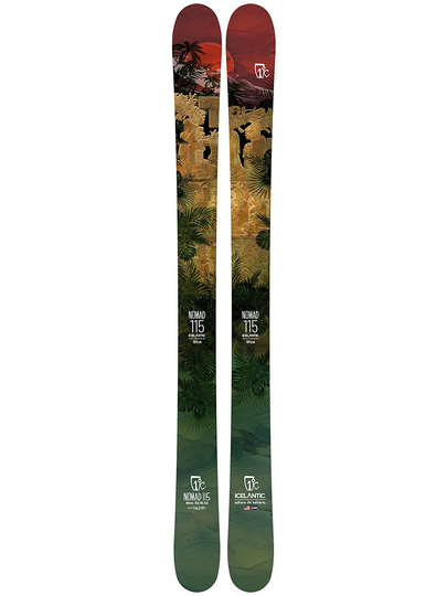 Icelantic 115mm 186 Skis kuviotu
