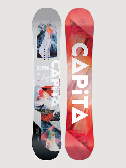 CAPiTA Defenders Of Awesome 158 2023 Snowboard valkoinen