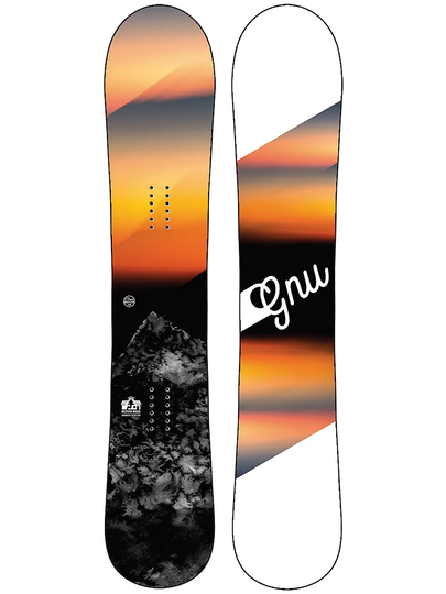 Gnu Ravish 143 Snowboard oranssi