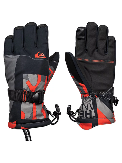 Quiksilver Mission Gloves punainen