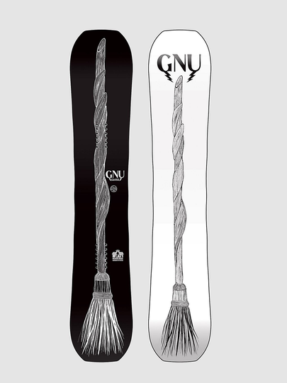 Gnu Gloss 140 2023 Snowboard musta