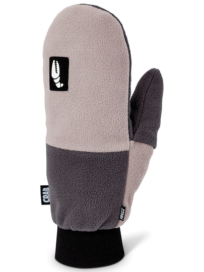 Crab Grab Fruzz Mittens harmaa