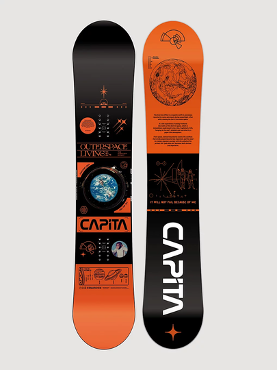 CAPiTA Outerspace Living 161W 2023 Snowboard oranssi