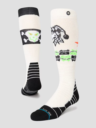 Stance Jester Teeth Tech Socks valkoinen