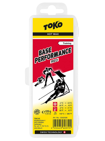Toko Base Performance 120g Red -4°C / -12°Wax kuviotu