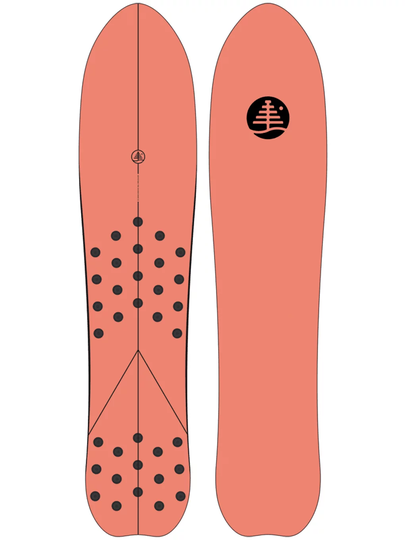 Burton Powder Surfer 21FT Backseat Driver 140 Powder Surfer kuviotu