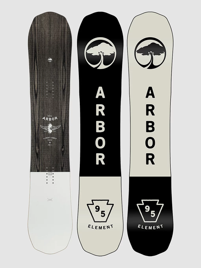 Arbor Element Camber 160MW 2023 Snowboard harmaa