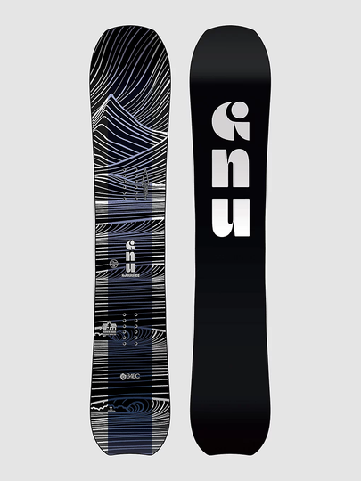 Gnu Barrett 146 2023 Snowboard musta