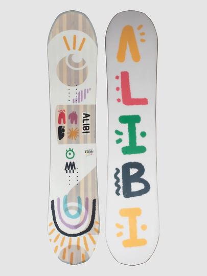 Alibi Snowboards Recess 148 2023 Snowboard kuviotu