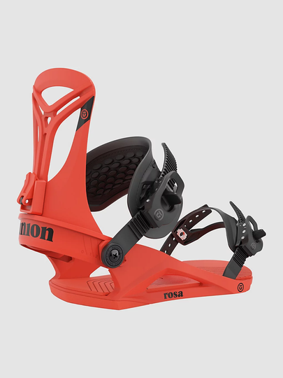 UNION Rosa 2023 Snowboard Bindings punainen