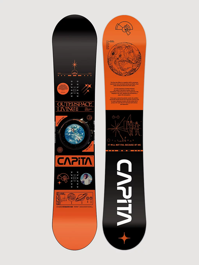 CAPiTA Outerspace Living 160 2023 Snowboard oranssi