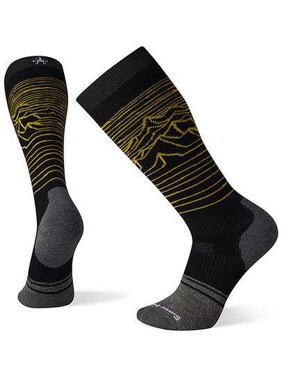 Smartwool Full Cushion Iguchi Pattern OTC Tech Socks musta