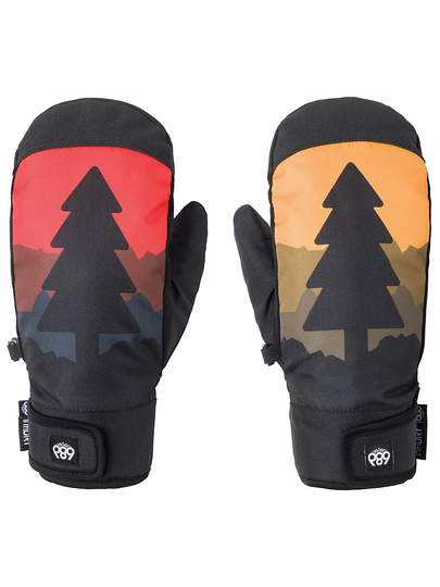 686 Mountain Mittens kuviotu