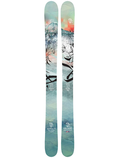Icelantic Maiden 111mm 177 Skis kuviotu