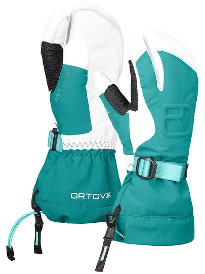 Ortovox Merino Freeride 3 Finger Mittens sininen