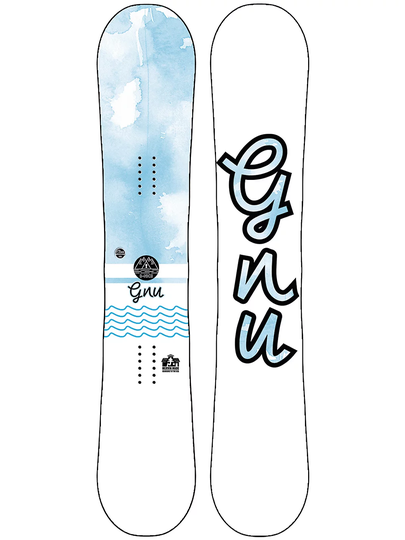 Gnu B Nice 148 Snowboard valkoinen
