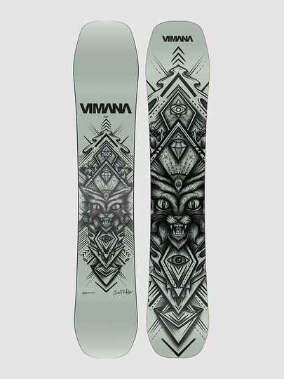 Vimana The B-Rage 156 2023 Snowboard vihreä