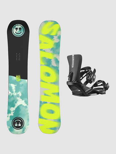 Salomon Oh Yeah 147 + Rhythm M 2023 Snowboard Set kuviotu