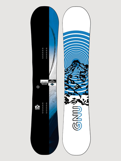 Gnu Gwo 156W 2023 Snowboard musta