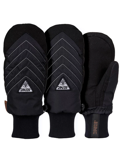 JBMC Black Snow Mittens kuviotu