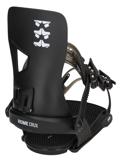 Rome Crux 2022 Snowboard Bindings musta