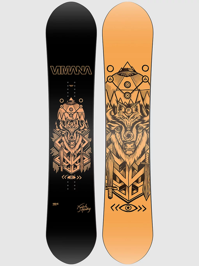 Vimana Clone Fredrik Austbo 153 Snowboard musta