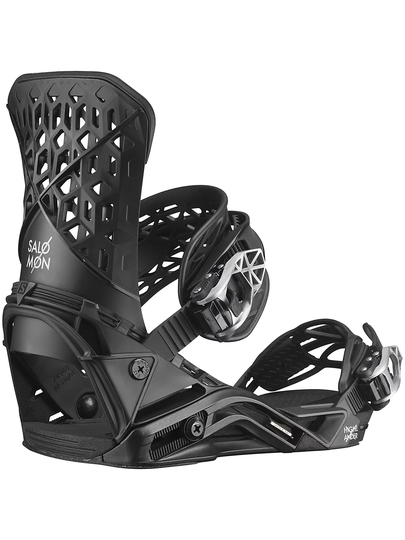 Salomon Highlander 2022 Snowboard Bindings musta