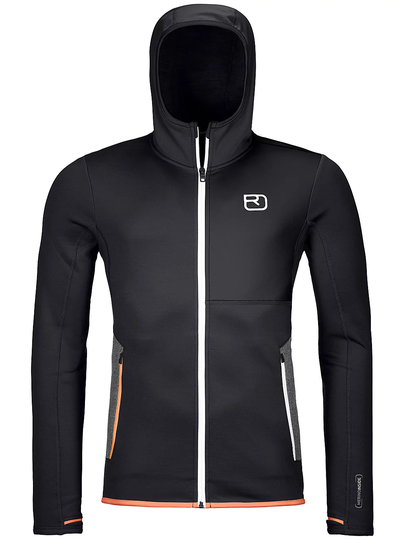 Ortovox Hooded Fleece Jacket musta