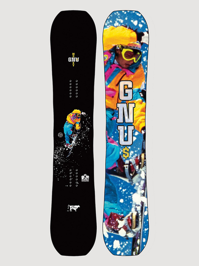 Gnu Money 152 2023 Snowboard musta