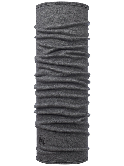 Buff Midweight Merino Wool Neck Warmer harmaa