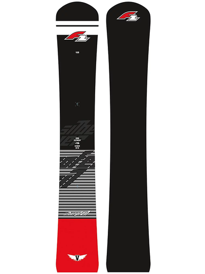 F2 Silberpfeil Vantage 168 2023 Alpine Snowboard musta