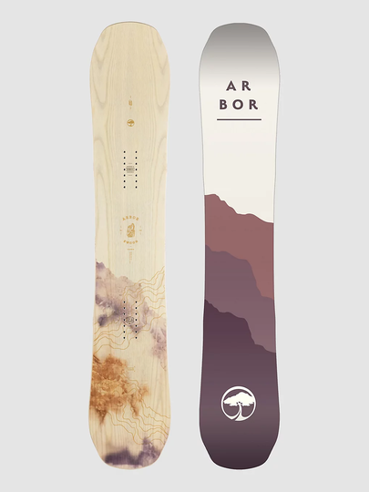 Arbor Swoon Camber 155 2023 Snowboard ruskea