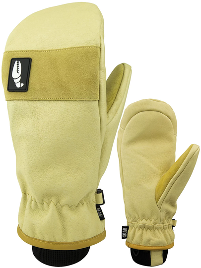 Crab Grab Man Hands Mittens ruskea