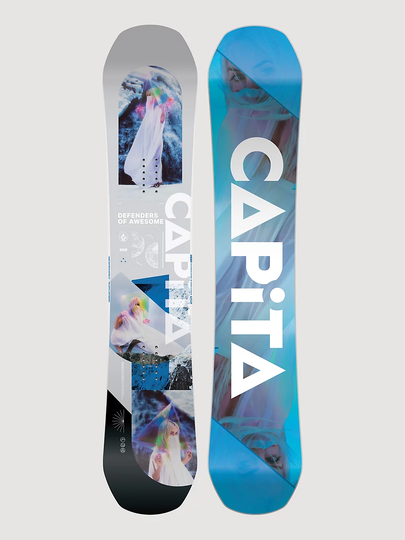 CAPiTA Defenders Of Awesome 159W 2023 Snowboard valkoinen