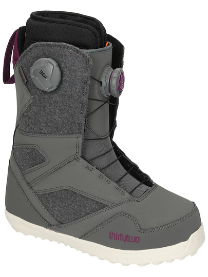 ThirtyTwo STW Double Boa 2022 Snowboard Boots harmaa