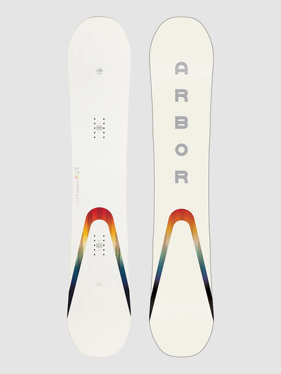 Arbor Poparazzi Rocker 144 2023 Snowboard valkoinen