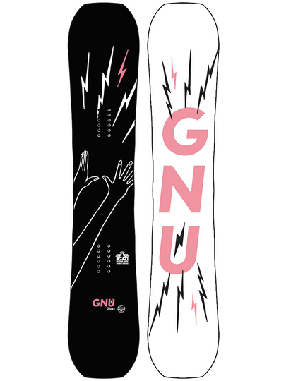 Gnu Gloss 140 Snowboard musta