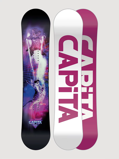 CAPiTA Jess Kimura Mini 125 2023 Snowboard musta