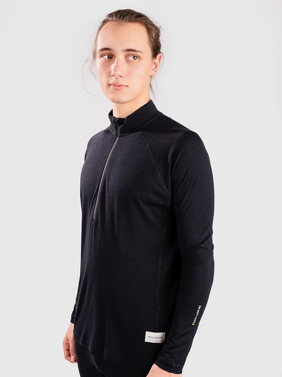 Artilect Boulder 125 1/4 Zip Base Layer Top musta
