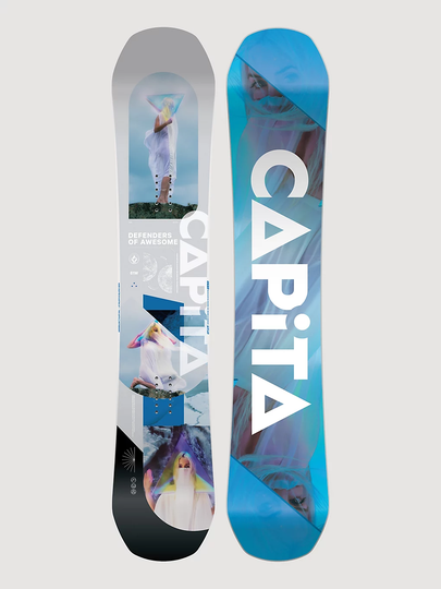 CAPiTA Defenders Of Awesome 161W 2023 Snowboard valkoinen