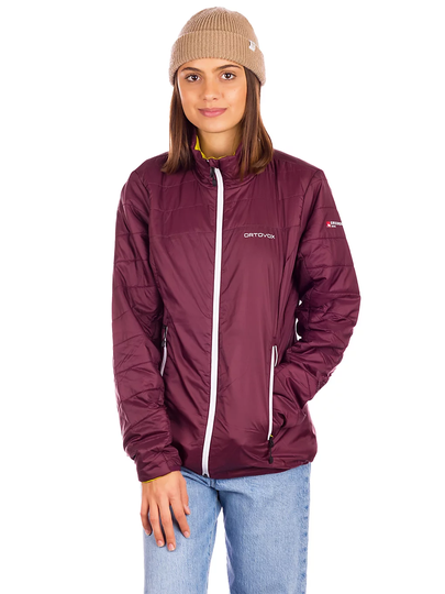 Ortovox Swisswool Piz Bial Insulator Jacket punainen