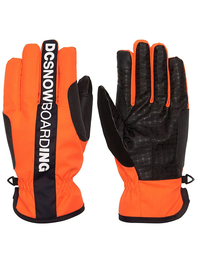 DC Salute Gloves oranssi
