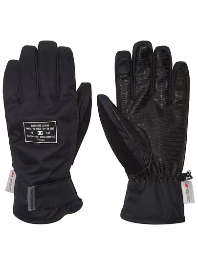 DC Franchise Gloves musta