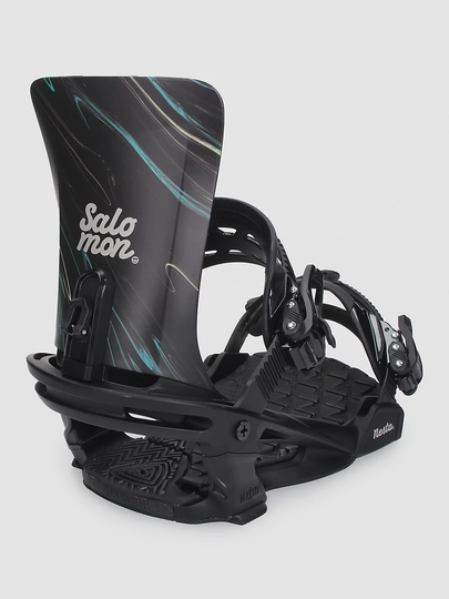Salomon Nesta 2023 Snowboard Bindings musta