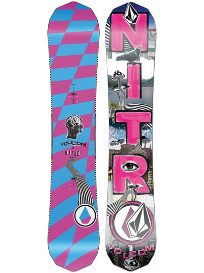 Nitro Beauty X Volcom 150 Snowboard kuviotu