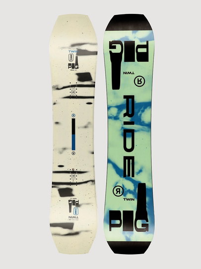 Ride Twinpig 154 2023 Snowboard kuviotu